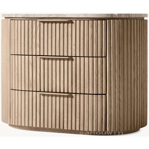<span class=keywords><strong>Comodini</strong></span> in Legno di Quercia Massello Premium, Resistenti e Invecchiati, Vendita Calda per Camera da Letto o Soggiorno, per Casa o Ufficio - Product Image 2