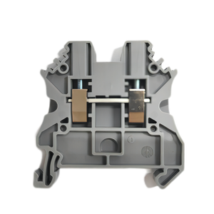 UT Seri pengganti 2.5mm tipe sekrup Din rel <span class=keywords><strong>Terminal</strong></span> blok kawat konektor kontak 1000V untuk proyek listrik - Product Image 2