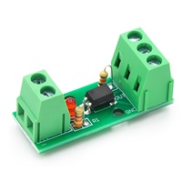 Módulo de aislamiento de optoacoplador de 1 canal PC817 EL817 3V-5V 12V 24V Aislador fotoeléctrico Soporte de riel Placa de motor de accionamiento PLC