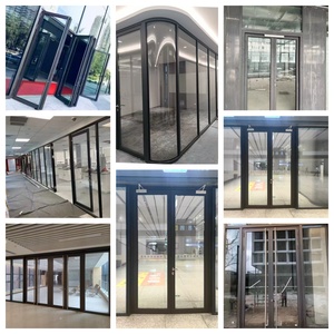 División de Espacios de Oficina, Mampara de Acero Moderna, Separador Exterior de Metal y Vidrio, Impermeable, con Características Anti-humedad, <span class=keywords><strong>para</strong></span> Hotel, Villa, Casa de Huéspedes - Product Image 5