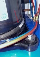 Unité de condensation à haute efficacité 15HP refroidie par eau ZFI59KQE-TFD pour entrepôt frigorifique commercial