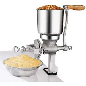 Moulin máquina de moulina de grão, ferro fundido manual operado alimento manual moinho de farinha de trigo