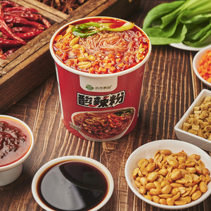 辛くて酸っぱい中華風インスタントラーメン、カスタマイズ可能なカップ入りインスタントラーメン - Product Image 3