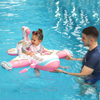 Swimbobo Cool Plane Baby Swim Ring Rose, jouet aquatique gonflable pour enfants, siège flottant pour piscine, été, plein air