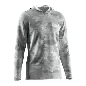 Camiseta de Pesca Ecológica, Transpirable, de Secado Rápido, con Protección UV, Personalizada, con Capucha y Manga Larga - Product Image 3