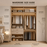 Armoire de chambre à coucher avec tiroirs, grande capacité, autoportante, dernières conceptions pour ensemble de chambre d'hôtel en bois