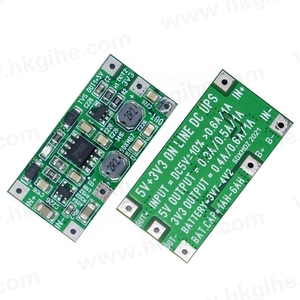 Bán buôn 5V + 3.3V Đầu Ra Kép DC UPS uninterruptible mô-đun điện/in = DC5V out = 5/3V3 0.3-1A Hot Bán - Product Image 1