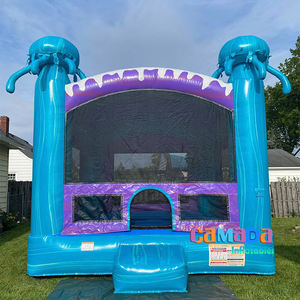 Château gonflable en PVC de 18 oz, thème des castors 3D, protection UV, ignifuge, avec une capacité maximale de 600 kg - Product Image 6