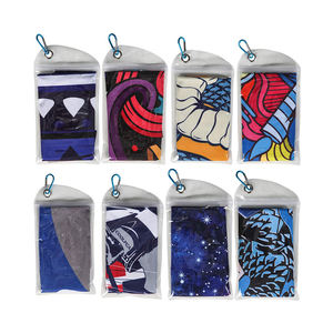 ठंडे रेशम पॉलिएस्टर डबल रंग ठंडा बर्फ तौलिया नए डिजाइन खेल तौलिया - Product Image 4