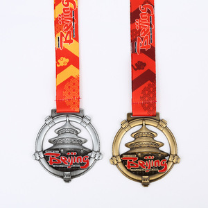 Personalización de medallas metálicas de aleación de zinc con grabado e impresión digital para eventos deportivos, escolares, corporativos y premios de maratón. - Product Image 3