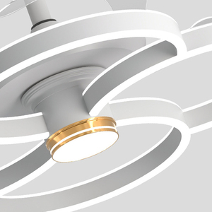 Phong Cách Bắc Âu Trong Nhà Văn Phòng Nhà Phòng Khách Phòng Ăn Phòng Ngủ Điều Khiển Từ Xa Hiện Đại LED Quạt Trần Ánh Sáng - Product Image 6