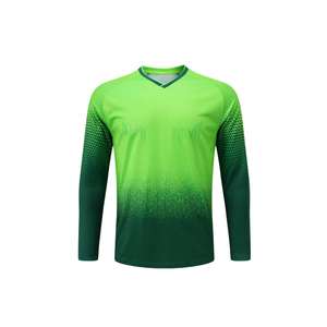 Aangepaste Voetbalshirts Met Lange Mouwen Aanpasbaar Met Teamnaam Voor Unisex Volwassen Keepers (100% Polyester Ademend) - Product Image 2