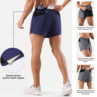 Shorts de sport imprimés pour hommes, décontractés, taille élastique, mi-longs, respirants, séchage rapide, anti-UV, pour la gym et le basketball