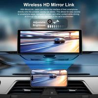 Écran tactile IPS de 10.26 pouces dans Dash Navigation Dash Cam Portable Car Stereo 2k Wireless Apple CarPlay Loop Recording Screen