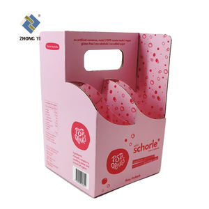 China Fabriek Op Maat Gemaakte Kartonnen Kraft Houder <span class=keywords><strong>2</strong></span> 4 6 Pack Dranken Drager Houder Doos Golfkarton Zes Pack Bier Doos - Product Image 3