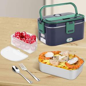 1.8L Electric Lunchbox <b>Portable</b> <b>Food</b> <b>Warmer</b> Heated Electric Lunch Box for Car and Home 220v - Product Image 2