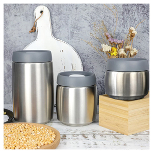 Vacare Source Factory Bocaux scellés en acier inoxydable conservés sous vide pour café thé Cuisine Conteneurs de stockage des aliments Cuillères pour - Product Image 6