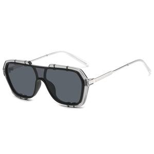 DL-gafas de sol clásicas retro para niños, lentes de doble haz de una pieza de diseñador personalizado, 2022 - Product Image 5