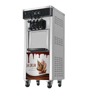 Macchina per il gelato con servizio morbido Icreanm riempitivo Semi automatico con cialda per piccoli negozi Free Standing Bkn C70