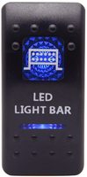Interrupteur à bascule pour barre lumineuse de toit, 5 broches, 12V 20A, LED de qualité marine pour bateau, camion, camping-car