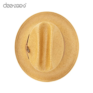 Sombreros <span class=keywords><strong>de</strong></span> playa <span class=keywords><strong>de</strong></span> <span class=keywords><strong>paja</strong></span> fuertes personalizados hechos a mano Havanna Strohhut Trilby Schmaler Krempe <span class=keywords><strong>sombrero</strong></span> <span class=keywords><strong>de</strong></span> <span class=keywords><strong>Toquilla</strong></span> <span class=keywords><strong>de</strong></span> <span class=keywords><strong>paja</strong></span> Sommerhut estilo chino - Product Image 2
