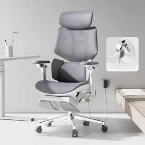 Chaise pivotante ergonomique intelligente moderne X7 en aluminium, réglable, design ergonomique AL, offre un confort et un soutien supérieurs - Product Image 2