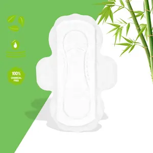 Hot Selling In America Sanitary Napkins Disposable Bamboo fibre Ladies Sanitary Pads For Period Time