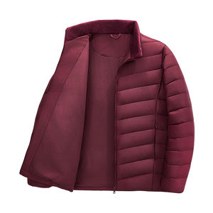 Chaqueta de Color Liso de Alta Calidad para Hombre, Invierno 2026, Ligera, de Lujo, Gruesa y Entallada - Product Image 2