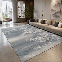 Tapis fait main tufté à la main, style oriental moderne minimaliste, haut de gamme, écologique, antidérapant, avec motifs personnalisés pour salon