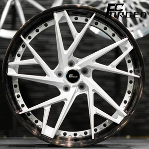 Nouvelles jantes de course en aluminium forgé noir mat et argent, 2 pièces, à déport profond, 17-20 pouces, 5x120, pour <span class=keywords><strong>Porsche</strong></span> 911 964 965 <span class=keywords><strong>944</strong></span> - Product Image 3