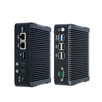 Mini PC double réseau 1000 Mbps, mini PC industriel sans RAM ni SSD pour kiosque de centre commercial