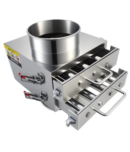 Séparateur magnétique à tiroir bibo 12000GS à aimants en terres rares en acier inoxydable 304 pour lignes de traitement OEM - Product Image 1
