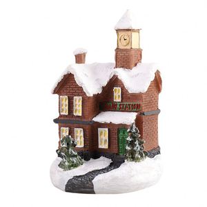 Adornos Navideños Modernos de Resina, Casitas Pequeñas para Micropaisajes, Uso en Interiores, Regalos Ecológicos de Navidad - Product Image 5