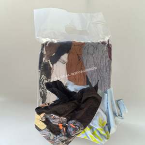 Trapo Industrial Mutilado en Bolsa de 20 Kg, Trapos de Algodón de Colores para Limpieza de Talleres - Product Image 1