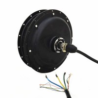 Kit de conversion de vélo électrique 48/72V 3000W Moteur sans balais sans engrenages Batterie lithium intégrée Taille 135-150mm 80-90km/h
