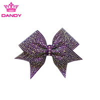 Nœuds de cheveux fantaisie de pom-pom girl personnalisés pour femmes, accessoires de coiffure de pom-pom girl de Sublimation musicale de lycée