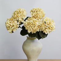 Tige d'hortensia violet romantique, pétales imprimés en 3D, fleur artificielle pour douche nuptiale, mariage, décoration de bureau et de maison