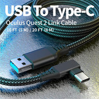 Câble de transfert de données USB-C tressé TPE à angle droit 90 degrés 5 Gbit/s pour recharge rapide de téléphone portable, 3 m, modèle 2026