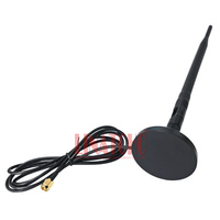 RP SMA mâle 7dB routeur Base magnétique 2.4GHz WIFI Omni antenne Types d'intérieur