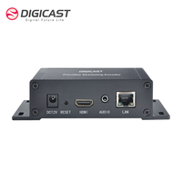 Codificador de Transmisión en Vivo DIGICAST OEM con Capacidad de Grabación UHD 4K 60FPS H265, Protocolos HLS/RTMP, WIFI, Tarjeta TF de 256G