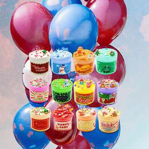 Kit de Slime de Frutas DIY 2025, 12 Colores, Plastilina y Juguete Antiestrés para Niños, para Fiestas Infantiles y Regalos de Navidad - Product Image 3