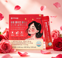 Boisson solide au collagène à faible poids moléculaire de haute pureté, blanchissante pour la peau, amincissante, supplément de glutathion K-beauty, durée de conservation de 24 mois