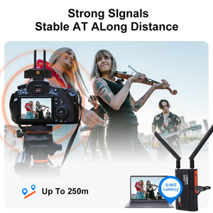 Through the Wall Wireless Extender Kit 0.06s Latency 250M Wireless Video Transmitter and Receiver <b>for</b> SLR <b>Cameras</b> STB <b>PC</b> to TV - Product Image 5