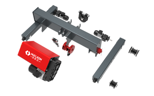 Katrol tali kawat listrik tipe Eropa 5/10/20 Ton dengan troli-CE bersertifikat Double Girder Crane <span class=keywords><strong>Hoist</strong></span>, langsung pabrik Cina - Product Image 2