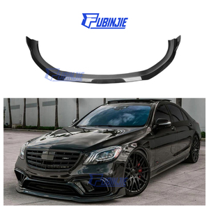 Di alta qualità in vero stile BS in fibra di carbonio paraurti anteriore Splitter per <span class=keywords><strong>Mercedes</strong></span> <span class=keywords><strong>Benz</strong></span> <span class=keywords><strong>S</strong></span> Class W222 S63 S65 LCI 2018-2020 - Product Image 1