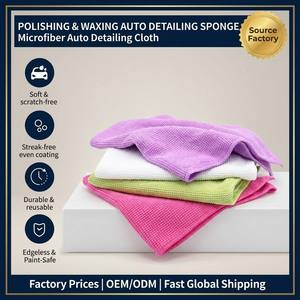 Panno per Dettagli Auto in Suede Fantasia a Trama Perlata, Senza Pelucchi, Altamente Assorbente, Premium, per Cruscotto e Vetri Auto, Esportazione B2B, Direttamente dalla Fabbrica - Product Image 1