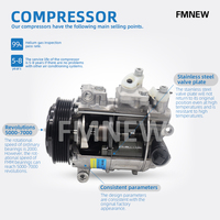 Compresor de Aire Acondicionado para Automóvil 5Z0820803 6Q0820803K 6Q0820803Q para Volkswagen VW Fox Polo Crossfox SpaceFox