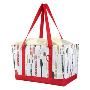 Insulated <b>Tote</b> <b>Bag</b> Large Capacity Aluminum Foil Oxford Cloth Cooler <b>Bag</b> For Shopping And Street Vending - Product Image 4