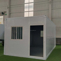 Maison modulaire en conteneur de 20 pieds à assemblage rapide pour jardin et hébergement d'invités