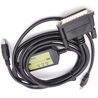 Cable de Programación PLC USB-SC09 Compatible con la Serie FX a, Cable de Comunicación para Descarga de Datos